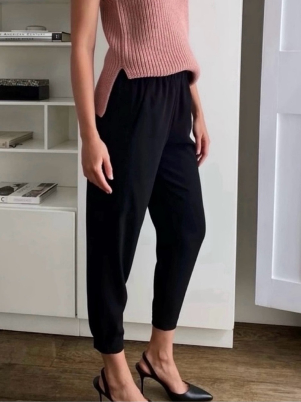 Aritzia Babaton Taupe Dexter Tapered Cropped Dress Pants Size XXL